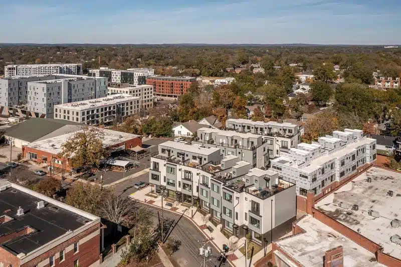 North & Broadway Aerial View 2